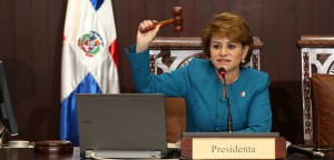 Lucía Medina, presidenta de la Cámara de Diputados.