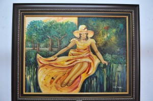 Obra de arte incautada por la Procuraduría