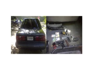 Un vehículo y armas ocupados a los delincuentes muertos en Galván.