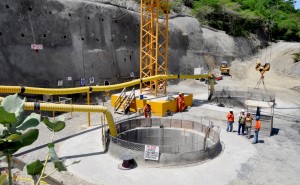 Vista parcial de una de las áreas rehabilitadas de la presa de Sabana Yegua.