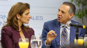 Ligia Bonetti y José Ramón Peralta.