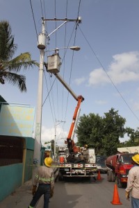 Brigada de EdeEste en plena labor.