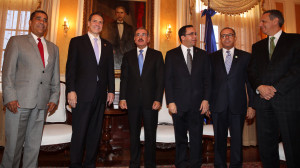 El presidente Danilo Medina recibió al gobernador de Puerto Rico.