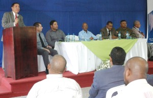 El viceministro de Interior y Policía, Luis Fernández, encabeza actividad. 