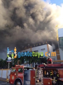 Fuego estadio Cibao 3