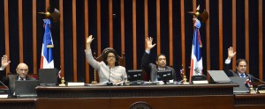 La sesión fue encabezada por Cristina Lizardo.