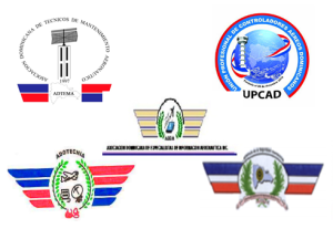 Logo de entidades aeronáuticas.