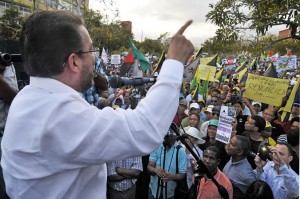 Guillermo Moreno habla en actividad frente a la SCJ