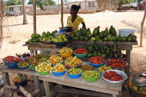 Vendedores de frutas-