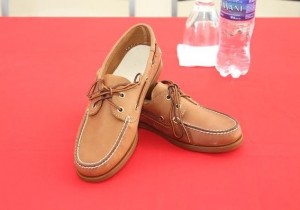 Zapatos donados a la Procuraduría.
