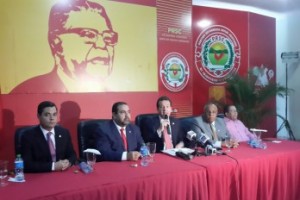 Dirigentes del PRSC fijan posición sobre reforma constitucional.