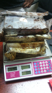 Droga incautada en Punta Cana.