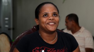 Catalina López Paredes, beneficiada con vivienda en Nagua.