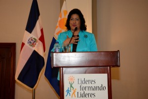 Cristina Lizardo, presidenta del Senado.