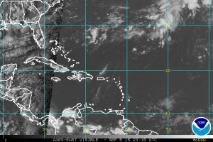 Seguimiento a la tormenta Grace.