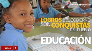 Foto video de logros del Gobierno en Educación