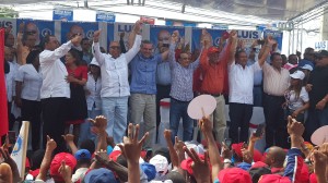 Luis Abinader y Federico Antún Batlle encabezaron actividad en Elías Piña.