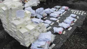 Droga incinerada por la Procuraduría.