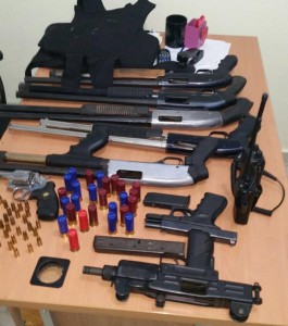 Armas ilegales.
