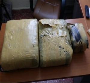 Marihuana incautada por DNCD en Elías Piña.