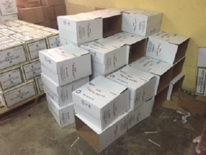 Productores incautados por Procuraduría en La Vega.