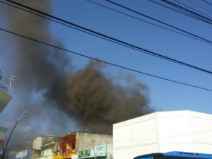 Fuego en almacenes Rodrìguez.