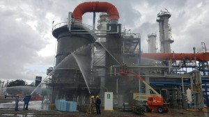 Instalaciones de la Refinería en Haina.
