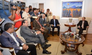 Comisiones del Senado y del Gobierno durante entrega del Presupuesto 2017