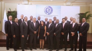 Miembros de la Cámara de Comercio de San Cristóbal.