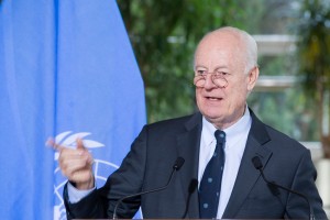 Staffan de Mistura, enviado especial de la ONU para Siria.