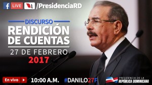 Discurso de rendición de cuentas.