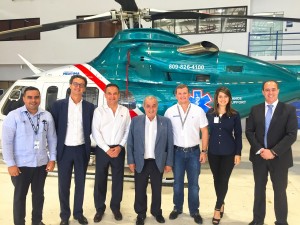 Gonzalo Castillo Hijo, presidente de Helidosa AG, y Pepe Hidalgo, presidente de Air Europa, así como funcionarios de ambas empresas.