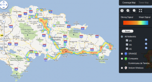 Cobertura telefónica.