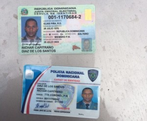Coronel de la Policía apresado con paquetes de marihuana.