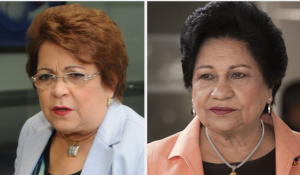 Alejandrina Germán y Ligia Amada Melo.