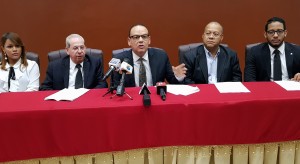 Trajano Potentini, Jhonny Rodríguez, Danyelis Vilorio, Heriberto Rivas y Smerly Rodríguez