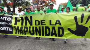 Ciudadanos que participaron en Marcha Verde.