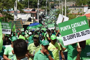 La Marcha Verde se movilizará contra las plantas de carbón de Punta Catalina.