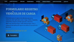 Registro de transporte de carga