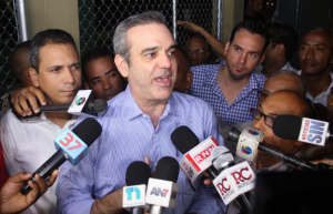 Luis Abinader, dirigente del PRM.