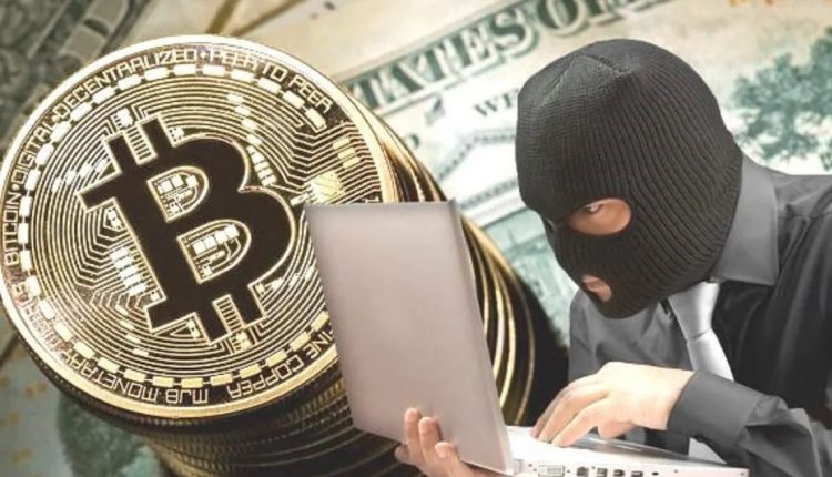 Estafa con criptomonedas.