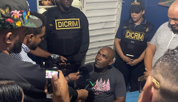 Rubén Darío Rodríguez cuando se entregó.