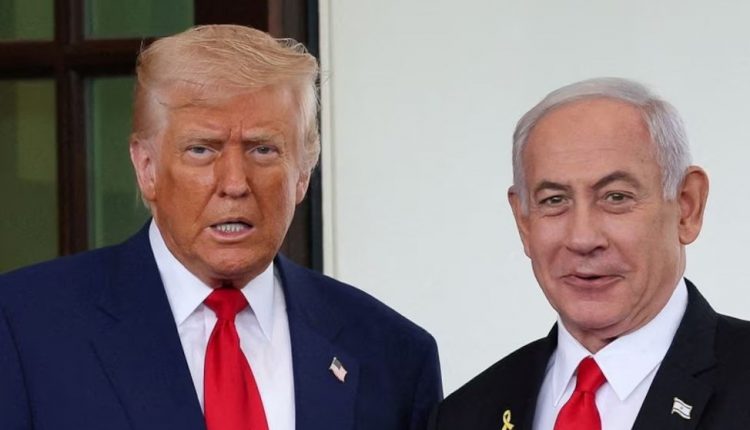 Trump y Benjamín Netanyahu.
