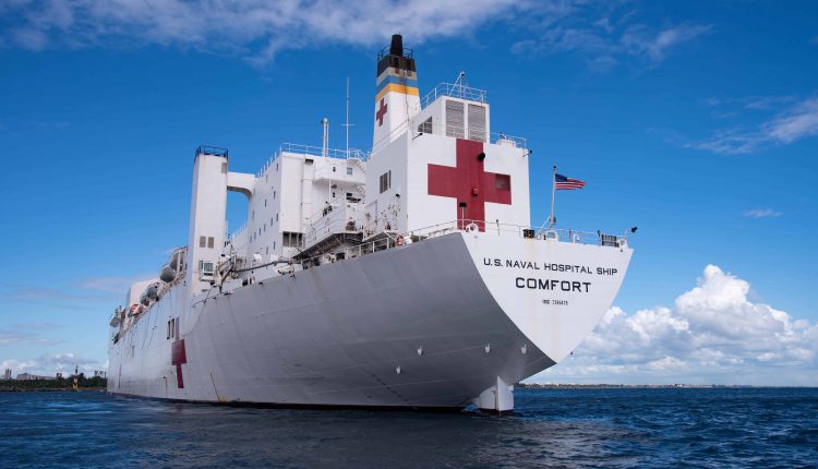 Buque hospital COMFORT.