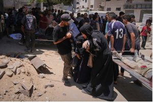 El dolor y la desolación son rasgos característicos de la población civil en Gaza.