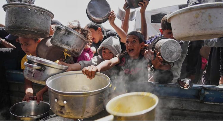 No se permite el acceso de ayudas con alimentos y medicamentos a la Franja de Gaza.