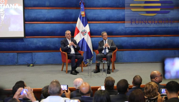Reunión de Abinader y Leinel Fernández en Funglode.