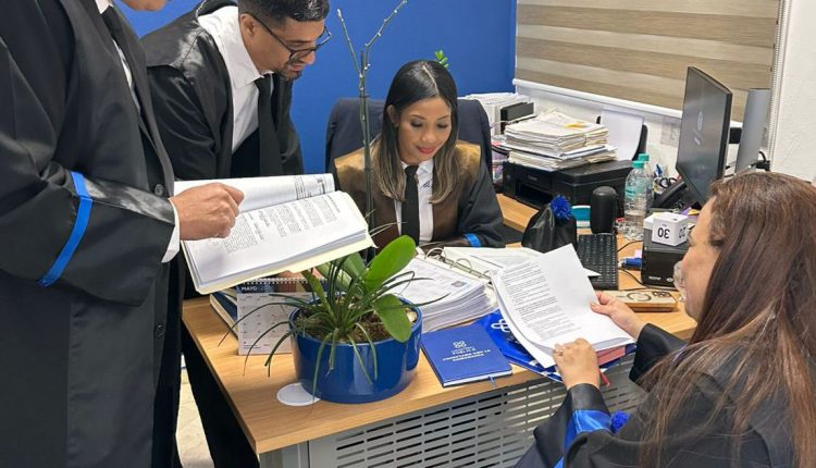 Representantes del Ministerio Público en Jarabacoa.