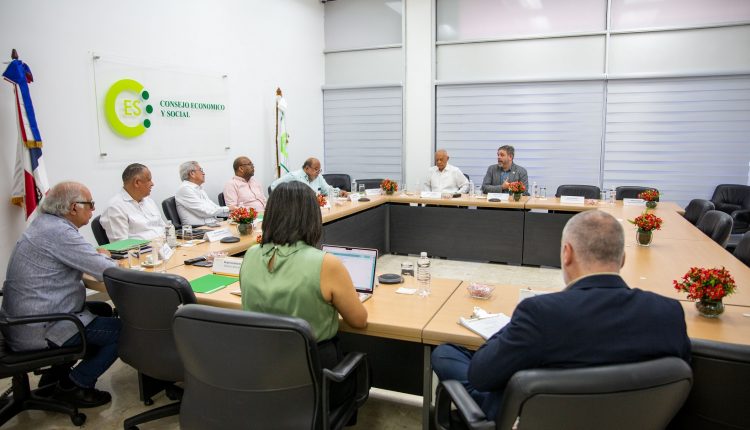 Reunión de miembros del Consejo Económico y Social.