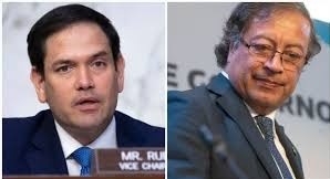 Marco Rubio y Gustavo Petro